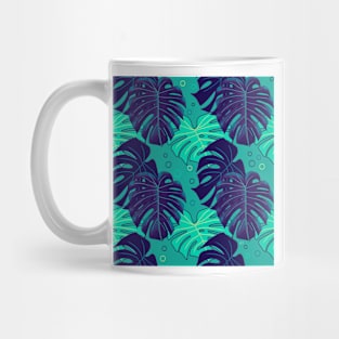 Monstera Pattern - Neon Mug